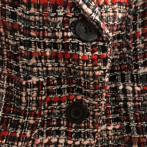 🍋Lavender Star Tweed Blazer- M (fits like SMALL) - Picture 2 of 5